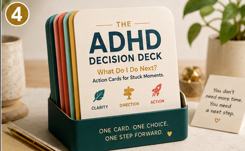 The ADHD Decision Deck — What Do I Do Next? Action Cards for Stuck Moments