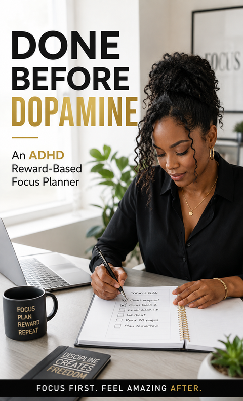 Done Before Dopamine — An ADHD Reward-Based Focus Planner