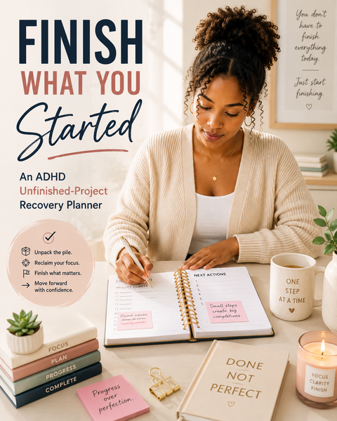 Finish What You Started — An ADHD Unfinished-Project Recovery Planner