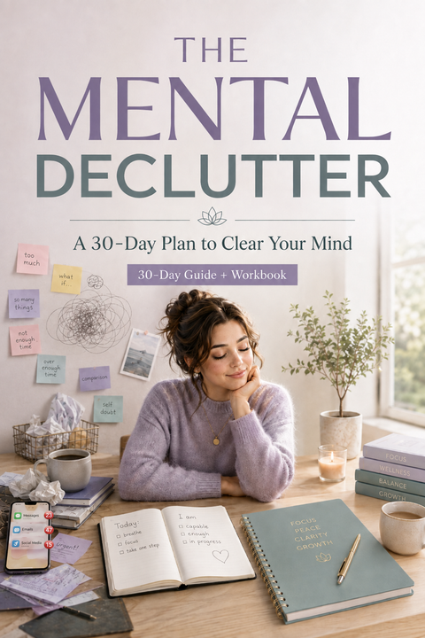 The Mental Declutter — A 30-Day Plan to Clear Your Mind approved cover