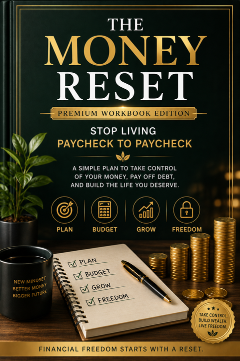 The Money Reset — Premium Workbook Edition | Stop Living Paycheck to Paycheck