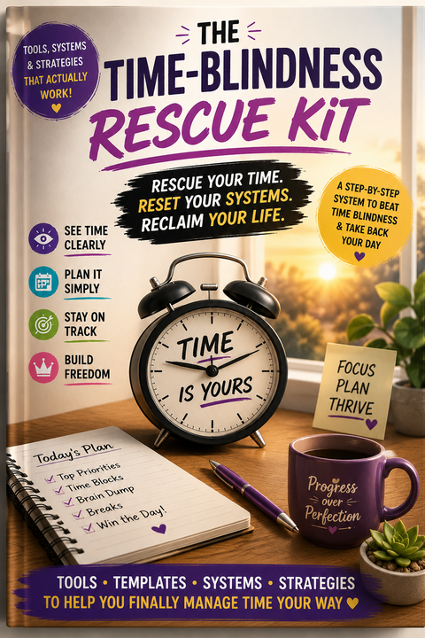 The Time-Blindness Rescue Kit - ADHD time management system